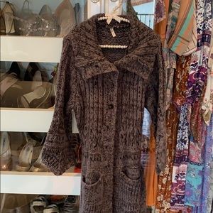 Spell designs sweater coat. Long one size